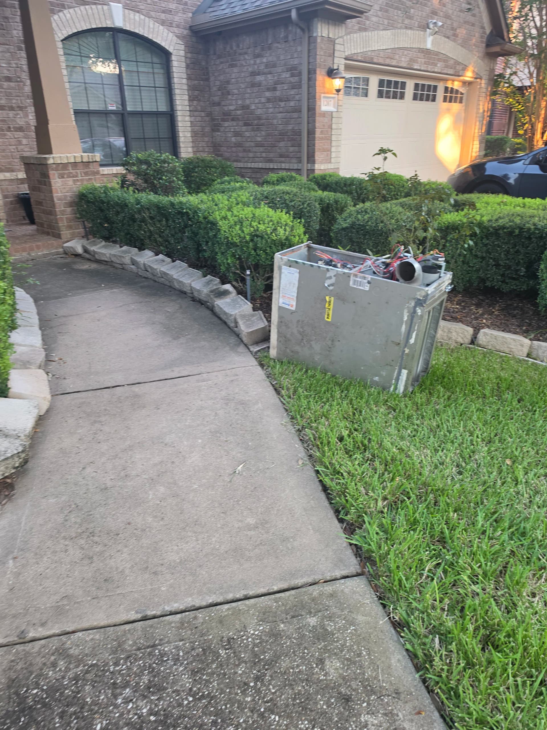 Old AC System Replaced with a New Carrier 15 SEER Setup image