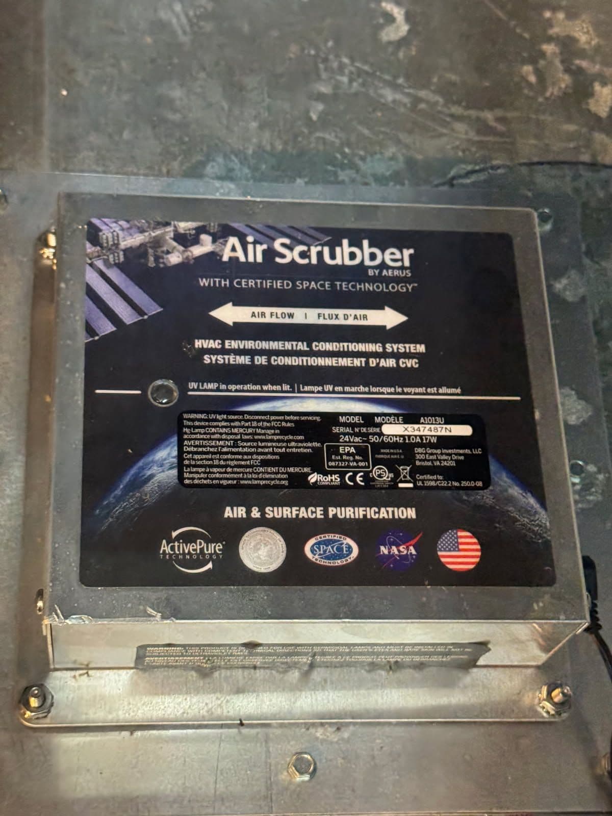 Boost Your Home's Health with the Air Scrubber by Aerus