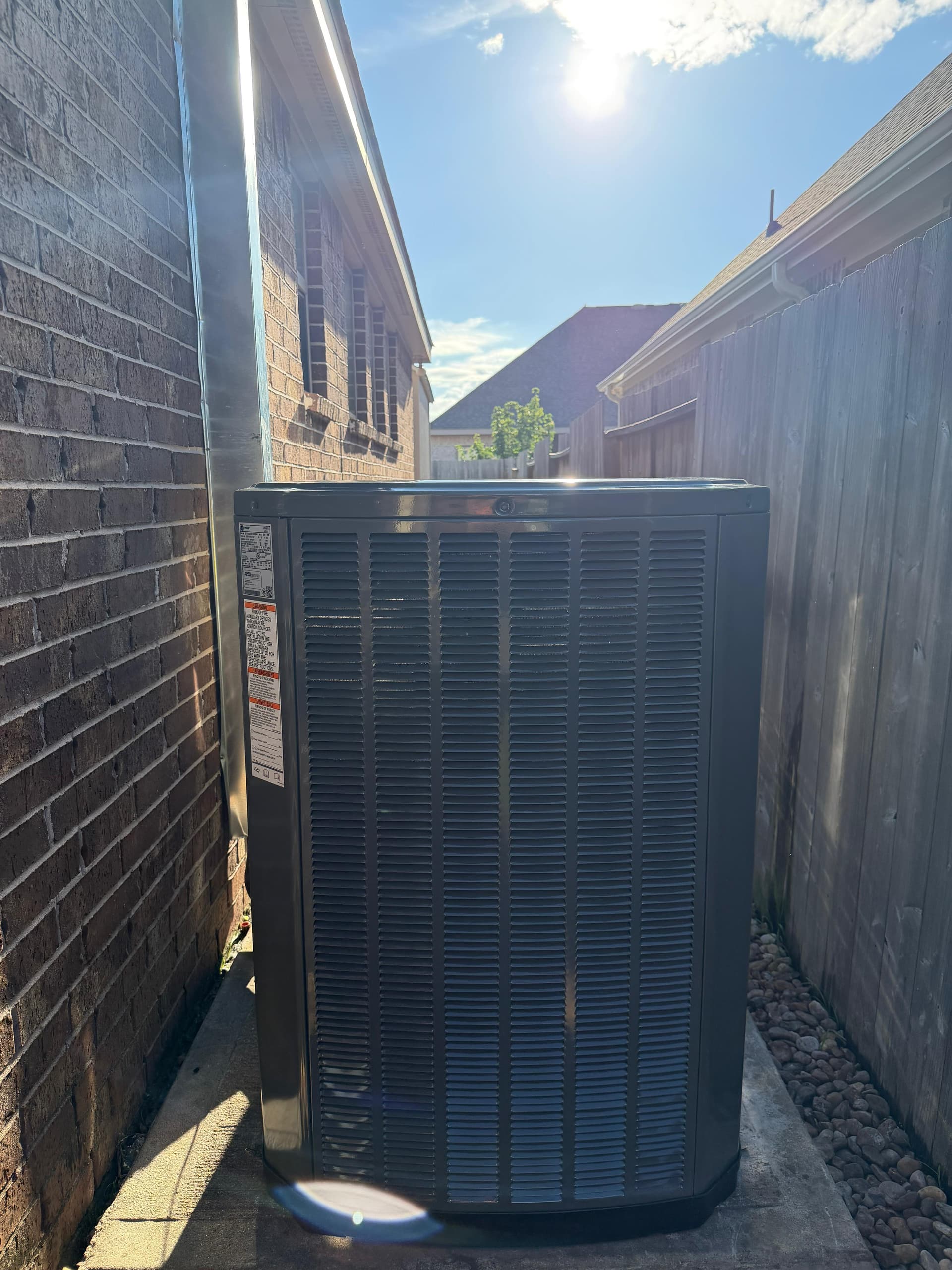 4-Ton Trane AC Replacement with New Copper Lines image
