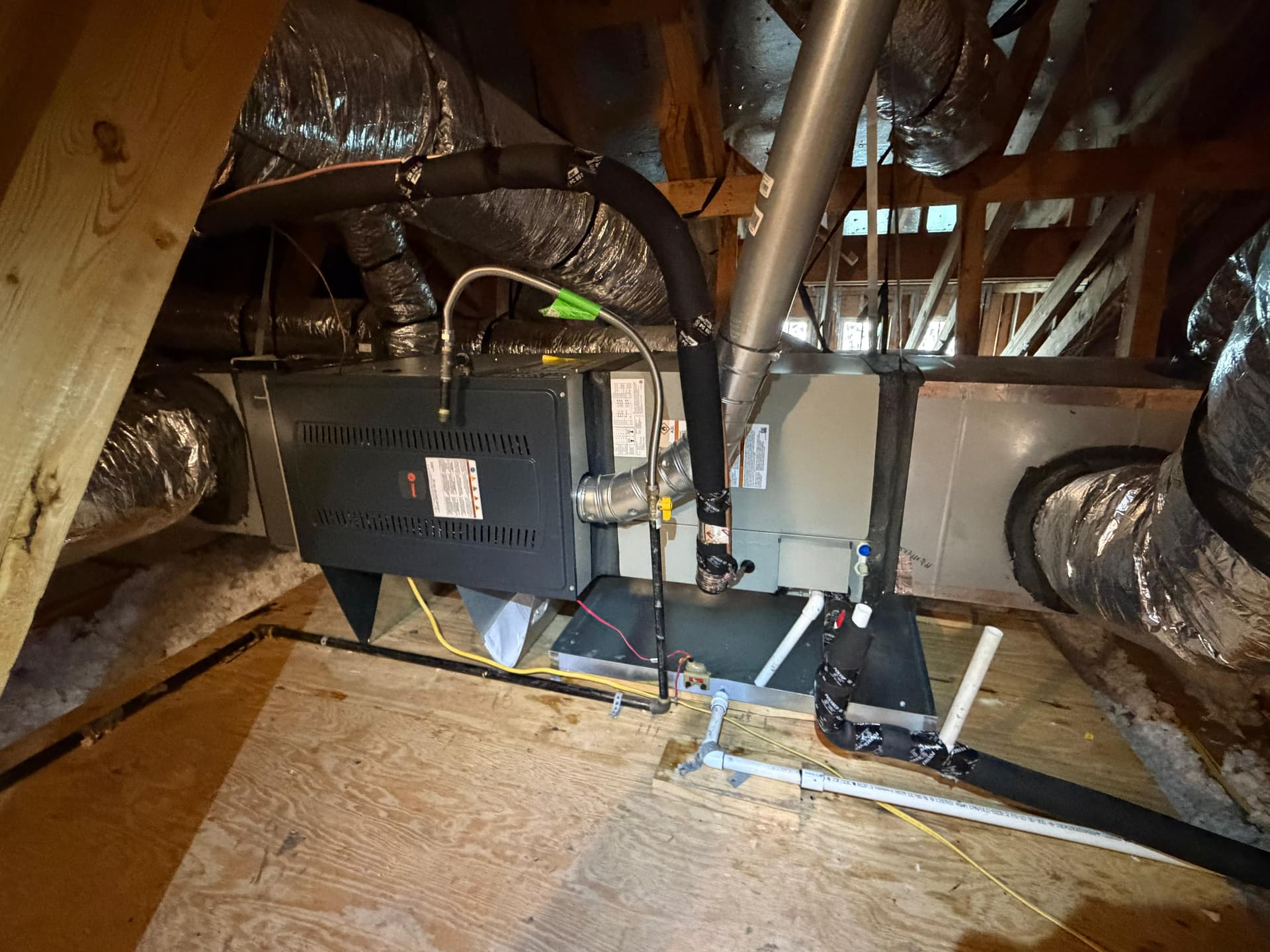 Gallery photos for 4-Ton Trane AC Replacement with New Copper Lines: Image #1